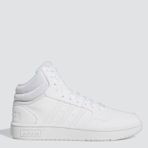 Adidas Baskets Femme Hoops 3.0 Mid GW5457 Cloud White Dash Grey